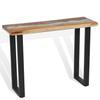 Vidaxl Console Table, Teak Wood, 100 X 35 X 75 Cm