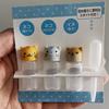 3pcs/set Mini Seasoning Sauce Bottle Small Containers Lovely Cat Dog Bottles for Bento Lunch Box Kitchen Jar Accessories Cartoon