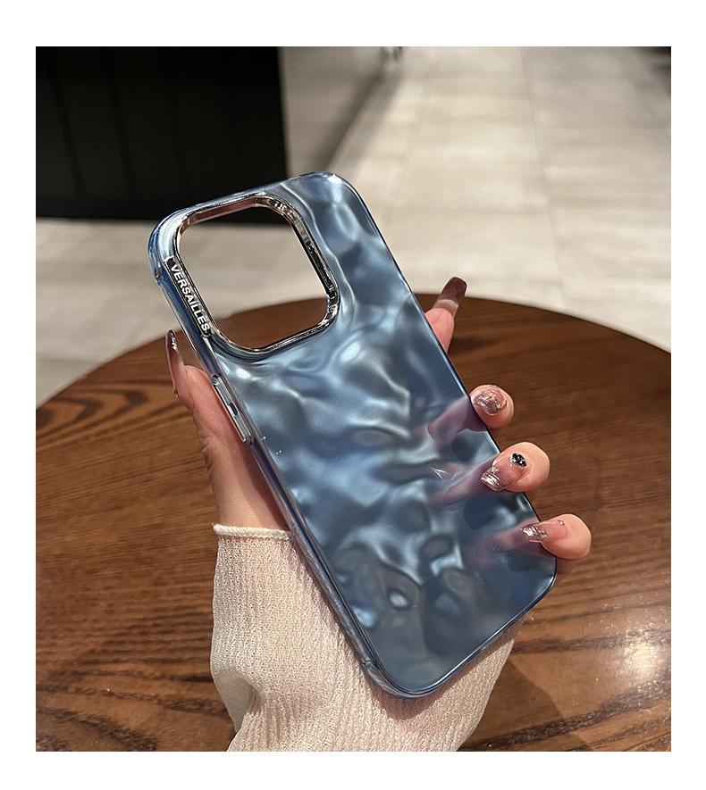 

Роскошный чехол для телефона с гальваническим покрытием и пульсацией воды для Iphone 11 12 13 14 15 Pro Max противоударный бампер задняя крышка For iPhone 13Pro max