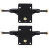 2PCS Set Professional Maple Skateboard Bracket Longboard Stand Outdoor Sports AccessoryBlack