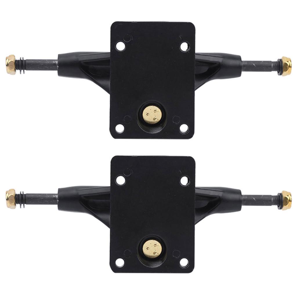 2PCS Set Professional Maple Skateboard Bracket Longboard Stand Outdoor Sports AccessoryBlack