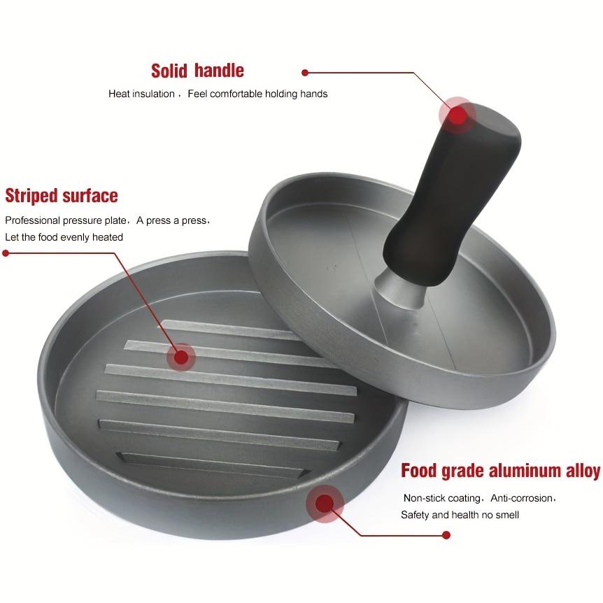1 Hamburger Press Mold with 100 Hamburger Papers, Non-Stick Patty Maker for Beef and Veggie Burgers