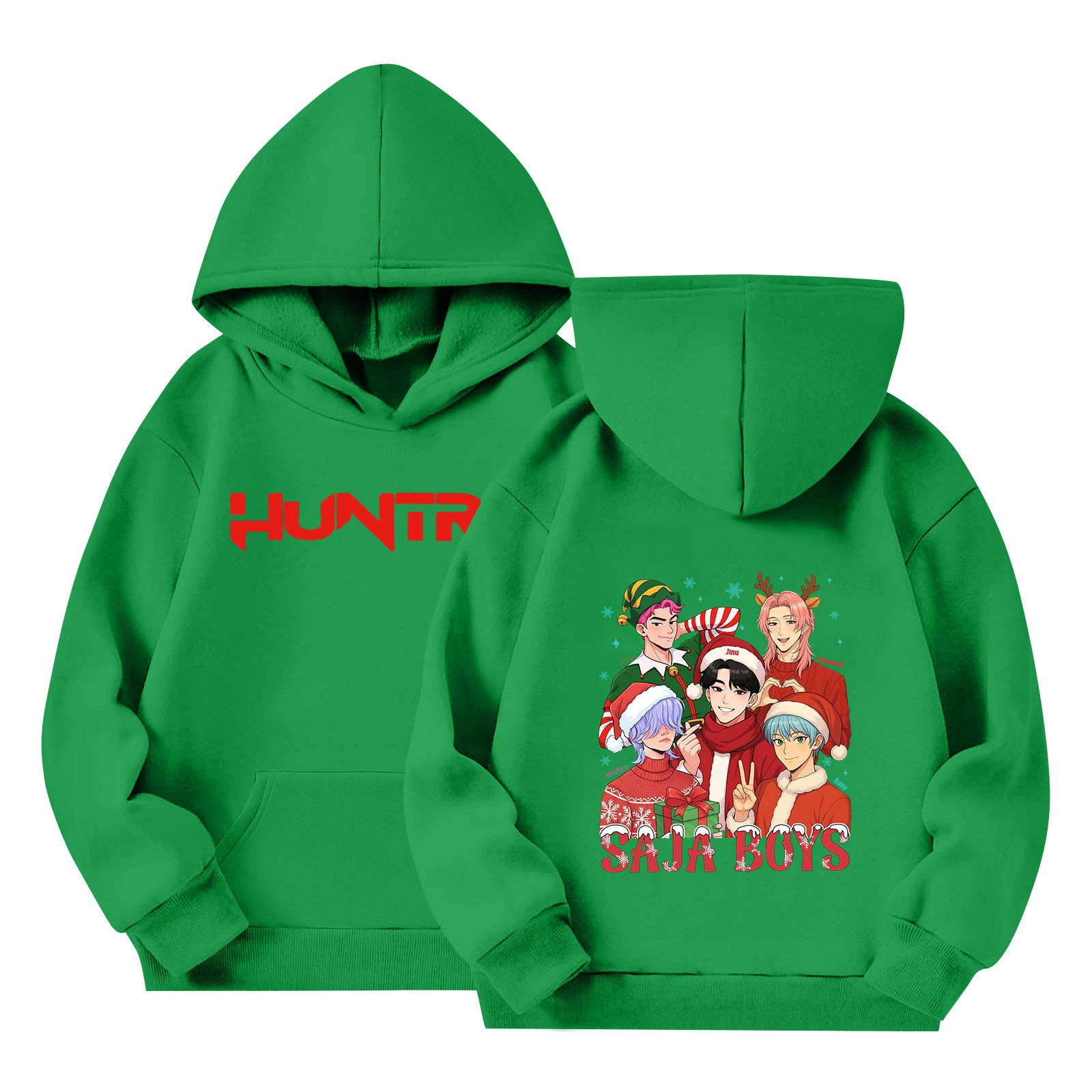 

Children s Long-sleeved Loose Pullover Letter-printed Hooded Sweatshirt 110