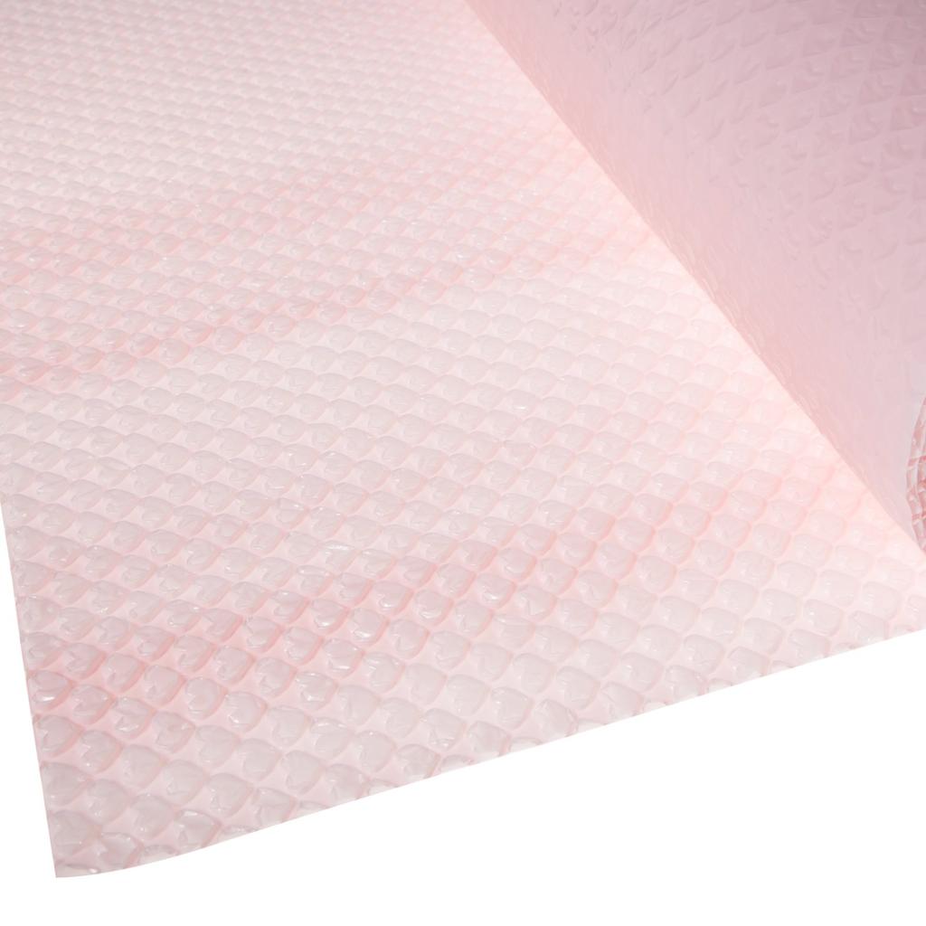 Kawakami Sangyo Bubble Wrap Cushioning Material Haato Puchi Small Roll Width 1200mm X Total Length 20m Milky Pink Milky-P-1