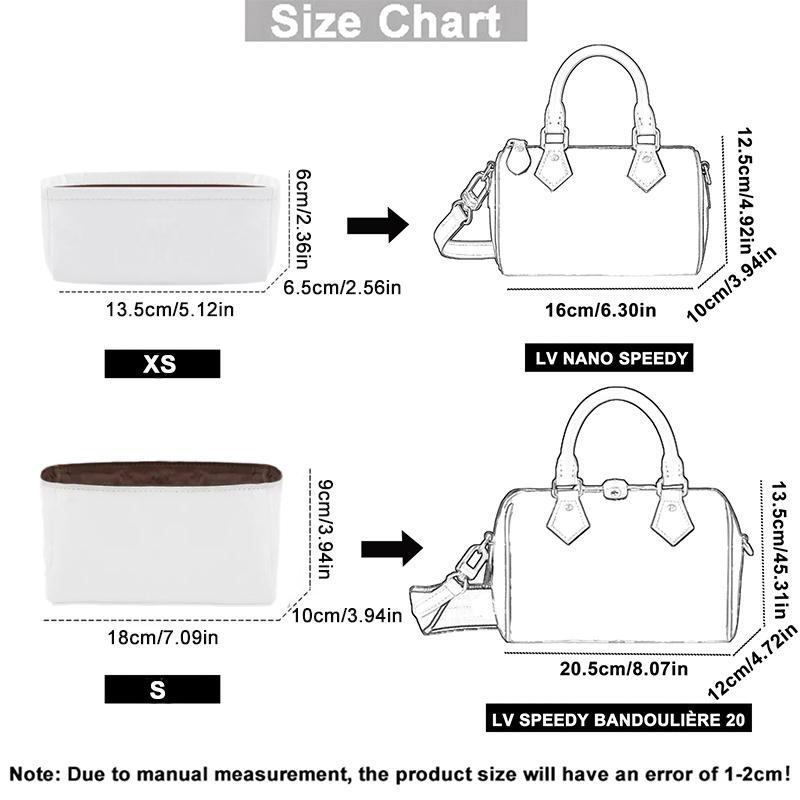 EverToner Dark Brown Handbag Leather Strap For L- Spee-dy 20/25/30 Bag Crossbody Bag Accessories