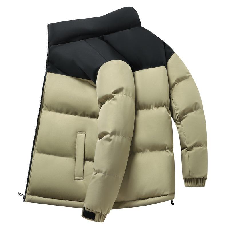 

Мужская повседневная хлопковая куртка короткая легкая удобная для переноски зимнее теплое пальто XXXL хаки