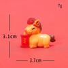 2026 Year of the Horse Resin Lucky Pony Figurines Small Ornament Cute Wealth Mini Decor for Chinese New Year