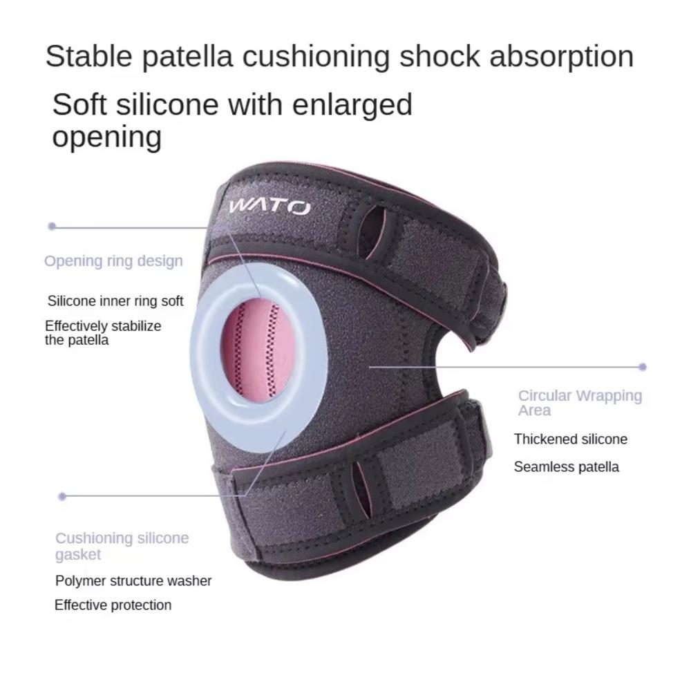 Side Stabilizers Knee Braces Patella Gel Pad Sports Knee Pads Compression Knee Sleeves  Hiking