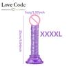 Transparent Dildo Suction Cup Jelly Dick Women Sex Toys Soft  Masturbators Penis