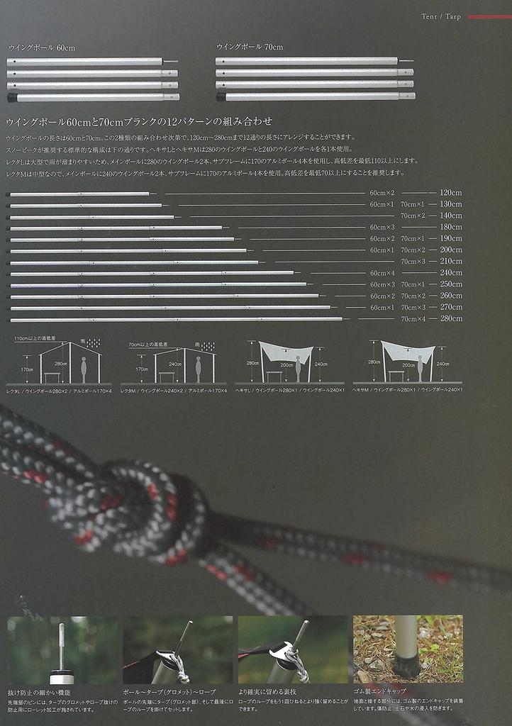 Bâche Snow Peak HD Hexa L Pro Set 6 Tarp/R « Shield » TP-862S [pour personnes]