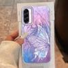 Purple Butterfly Phone Cases For Samsung Galaxy A56 A36 A26 A16 A55 A15 A25 A35 S25 Schmetterlinge Silicone Couple Funda Cover