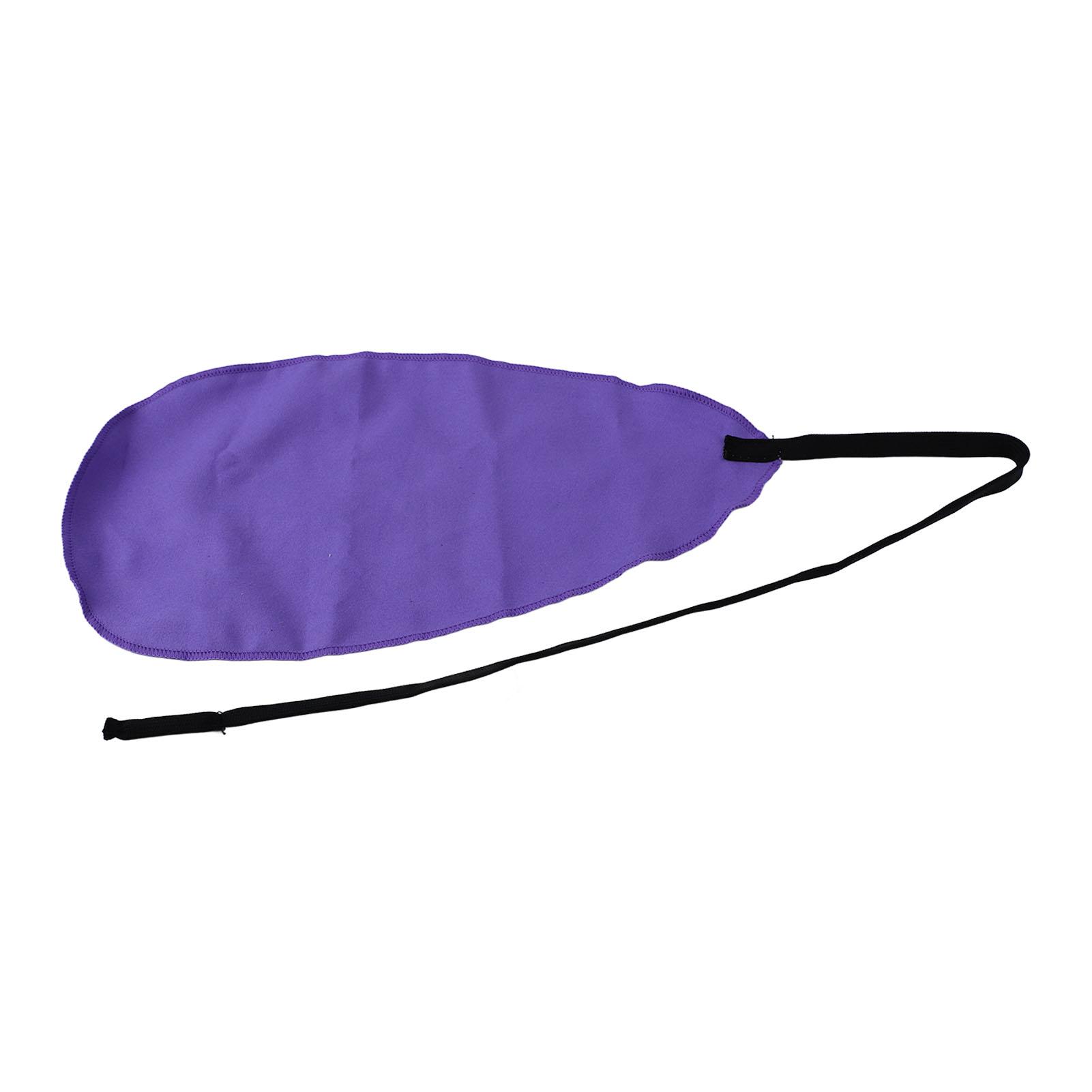 

Tube Cleaning Cloth A Shape Soft Anti Scratch Artificial Suede Cleaning Cloth for Flute Clarinet фиолетовый