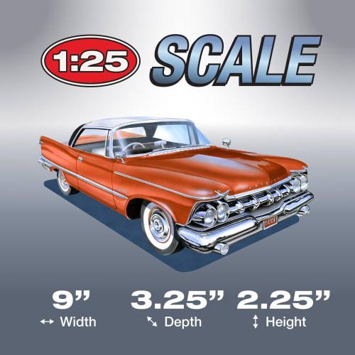 AMT 1/25 Scale 1959 Chrysler Imperial Plastic Model Kit AMT1136 (Molded Color)