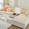 Solid Spandex Sofa Sectional Covers Elastic Breathable Sofa Cushion Cover for Living Room Chaise Longue Sofa Slipcover Home Pets