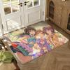 BanG Dream! Girls Band Party Floor Mat Soft Thickened Absorbent Non-Slip Bedroom Living Room Door Mat Home Decor Flannel Rugs
