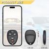 Key Fob Replacement for 2006-2013 Chevrolet Impala/ 05-07 Monte Carlo/ 06-11 DTS & Buick Lucerne Car Keyless Entry Remote Control, OUC60270 OUC60221,