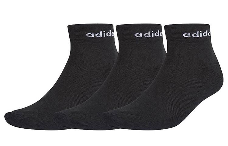 Adidas Neo Ankle Socks Unisex 3 Pack Black GE6128 L