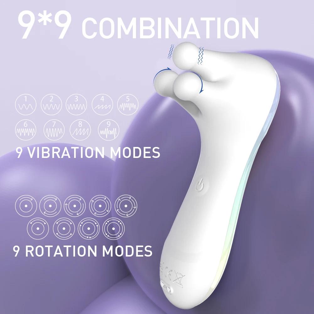 Powerful 3 Motors Vibrator for Women Breast with 9 Vibration Modes Clitoral Nipple Stimulator Female Oral Vacuum Adults Sex Toys