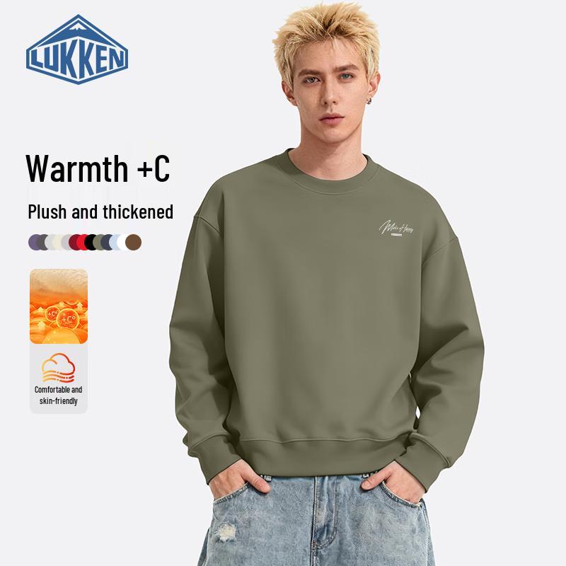 

LUKKEN Men s Fleece-Lined Pullover Sweatshirt M