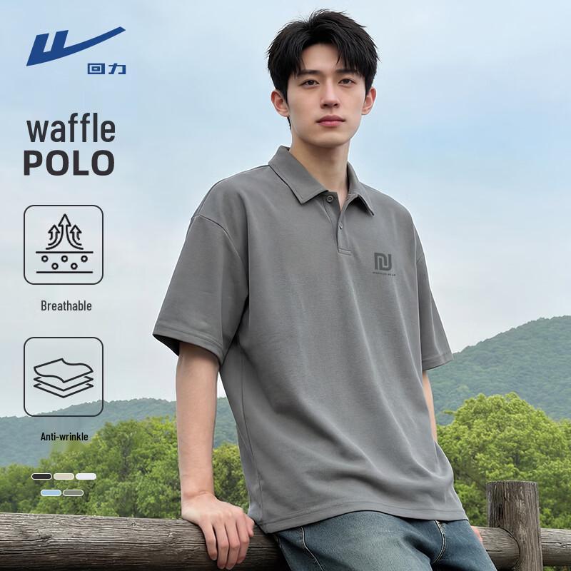 Warrior Men s Waffle Knit Short Sleeve Polo Shirt XXL