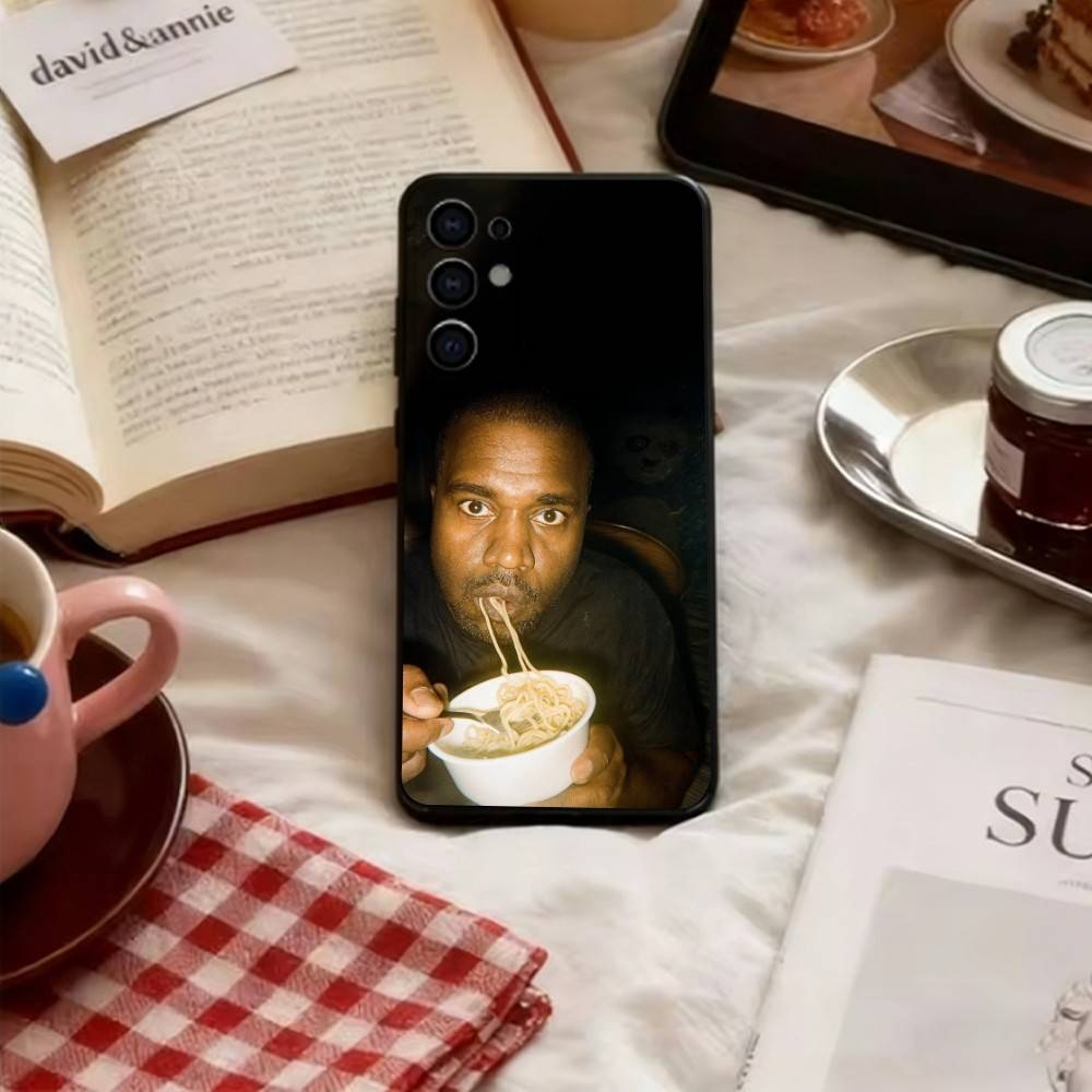 Kanye West YE Funny Phone Case For Samsung S25,S24,S21,S22,S23,S30,Ultra,S20,Plus,Fe,Soft Silicone Black Cover