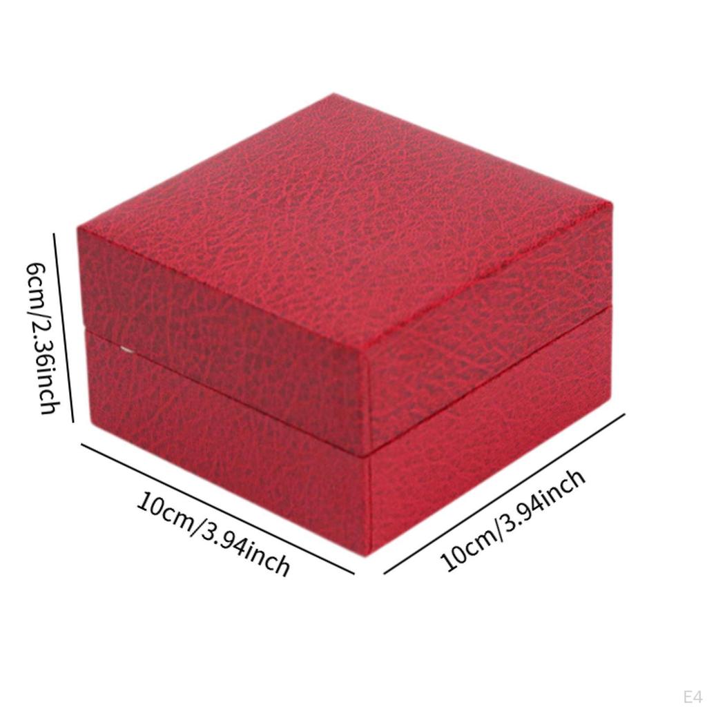 Single Watch Gift Box Mens Case Anniversary Lightweight Compact Elegant Jewelry Storage