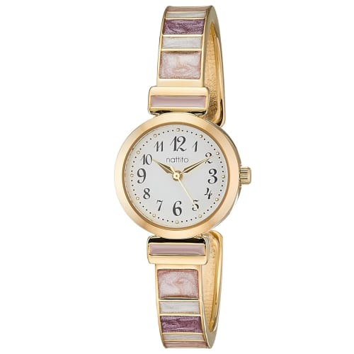 

Fieldwork Analog Watch Noche Bangle Bracelet ASS151P-3 Women s Pink