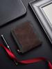 Schoolbag1011 New Men's Wallet, Short Retro Pu Zipper Men's Simple and Fashionable Large-capacity Card Bag Multi-function