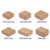 10Pcs Kraft Paper Box Cardboard Package Box Handmade Candy Box Jewelry Storage Box Gift Box Wedding Event Party Supplies Brown