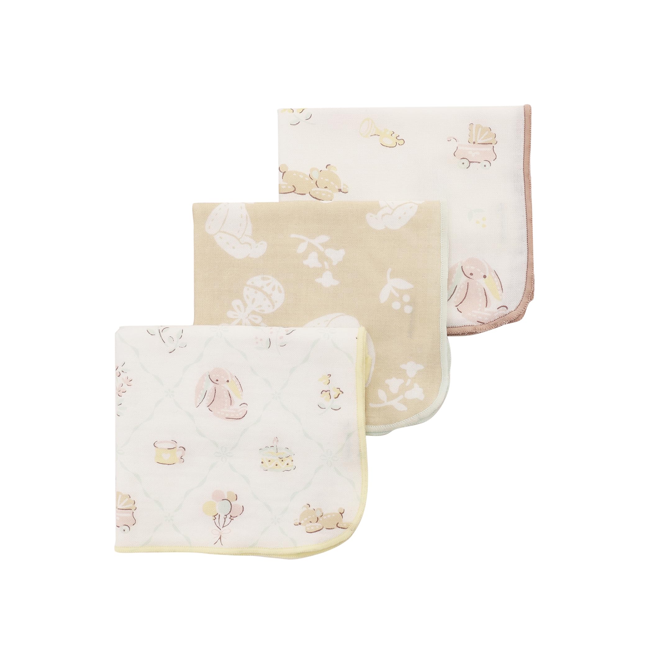 

Tea AfternoonTea LIVING детское полотенце HY32 Animal Gauze 3 шт. Набор Multi [Afternoon Living]