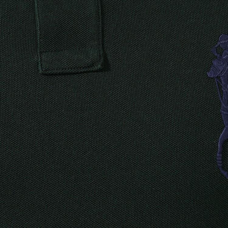 Polo Ralph Lauren Big Pony Embroidered Straight Fit Casual Short Sleeve Polo Shirt Men Tops Green 710752866-005