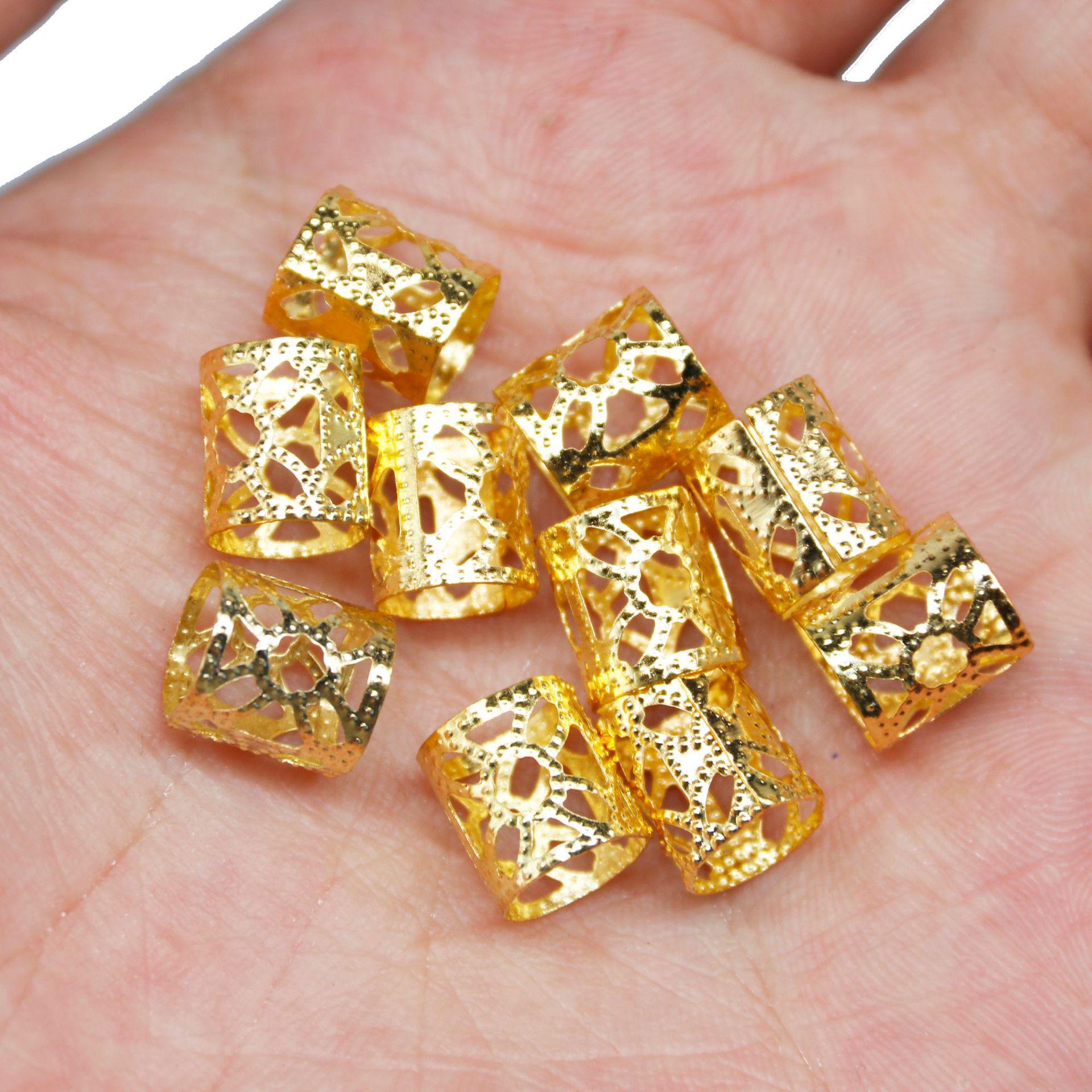 

Bohemian Dreadlock Hair Clips and Ties: Retro Ethnic Style Headdress