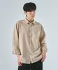 LXT For Summer Cotton Linen Semi-Overshirt [Beige]