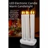 Remote Controlled LED Taper Candles Flickering Effect Atmosphere Night Lamp  Home Wedding Decor