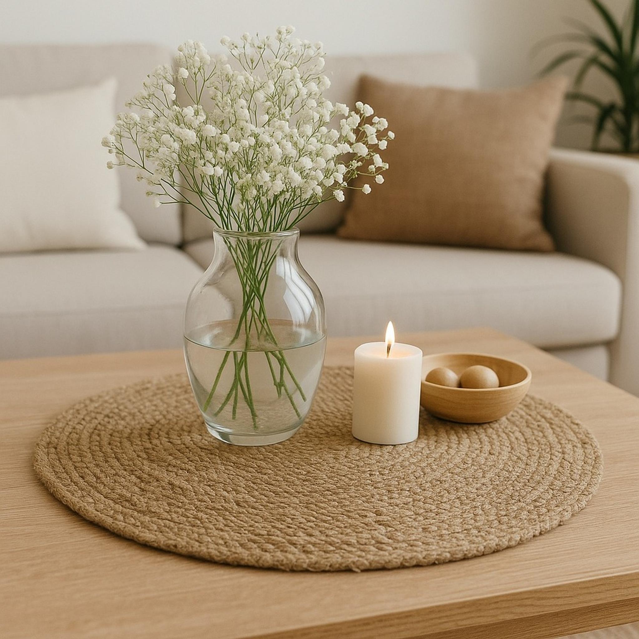 Banana Fiber Round Placemat