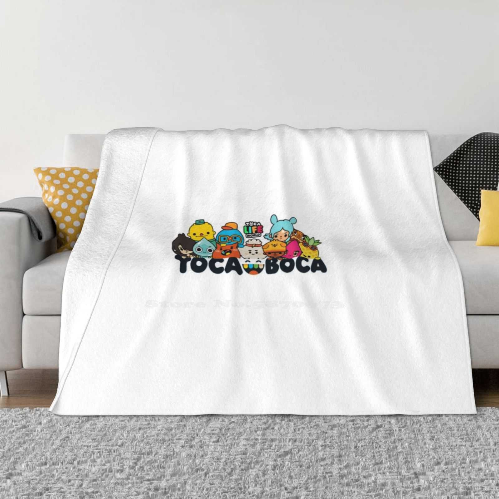 Toca Boca Essential Fashion Soft Warm Flannel Blanket Toca Squad Toca World Toca Elements Toca Birthday Toca Boca For Kids I 30x40in
