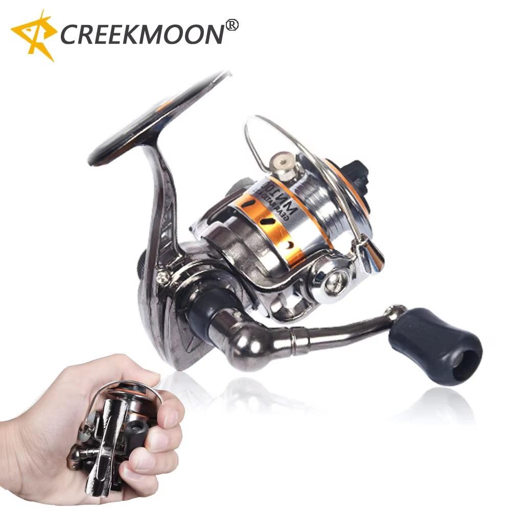Mini ALL METAL Fishing Reel with Metal Spool Ball Grip Spinning Small Winter Ice Fishing Wheel for Saltwater Freshwater Carp