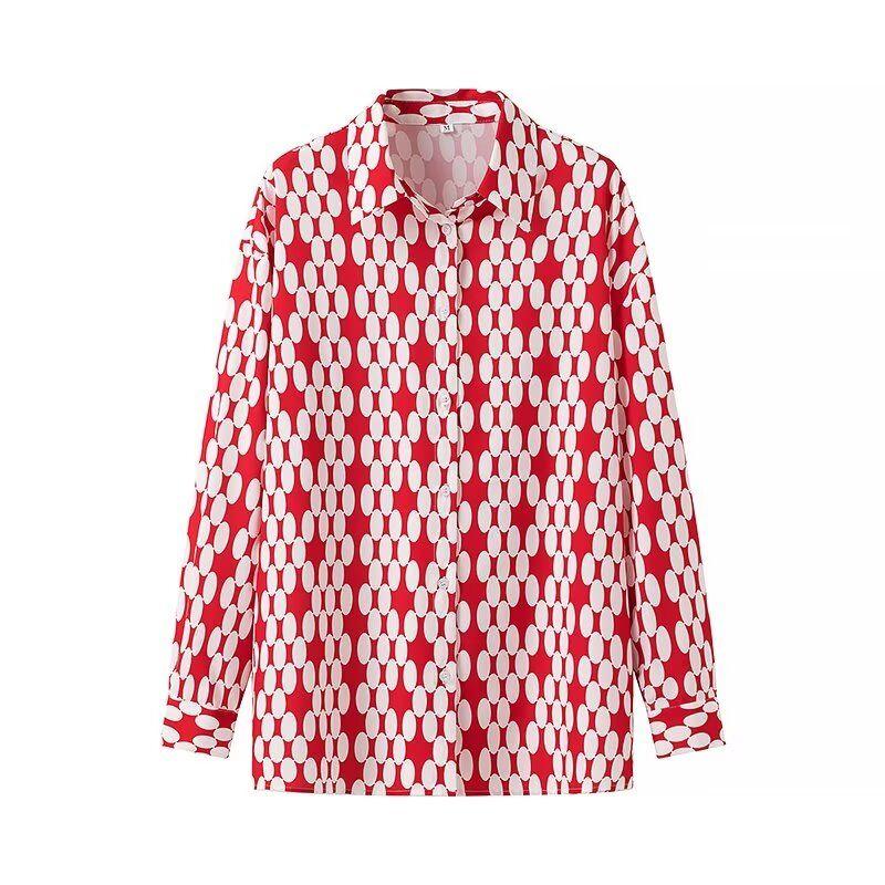 

Kaslead New Arrival Women s Clothing Fashion Style Fashion Minimalist Long Sleeve Shirt Top Casual Pants Suit Top L