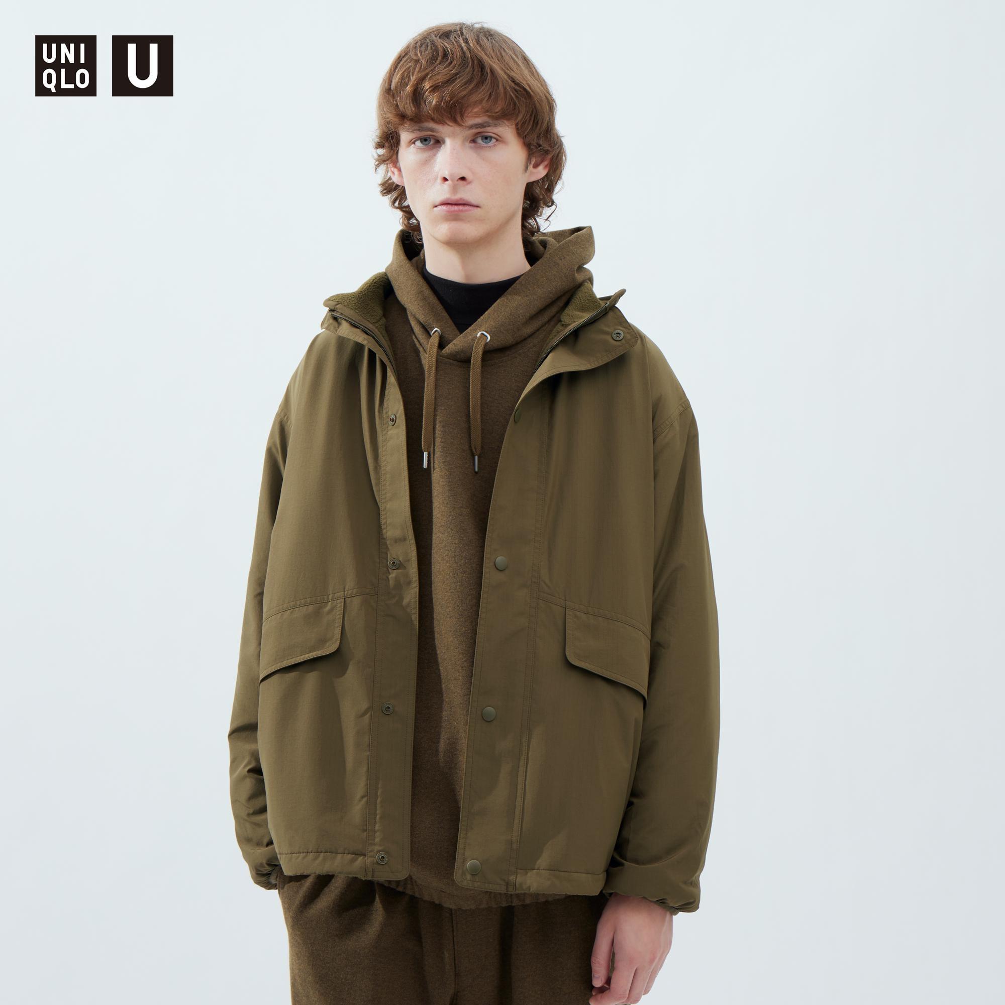 Реверсивная куртка-стойка Uniqlo Japan 56 OLIVE/S