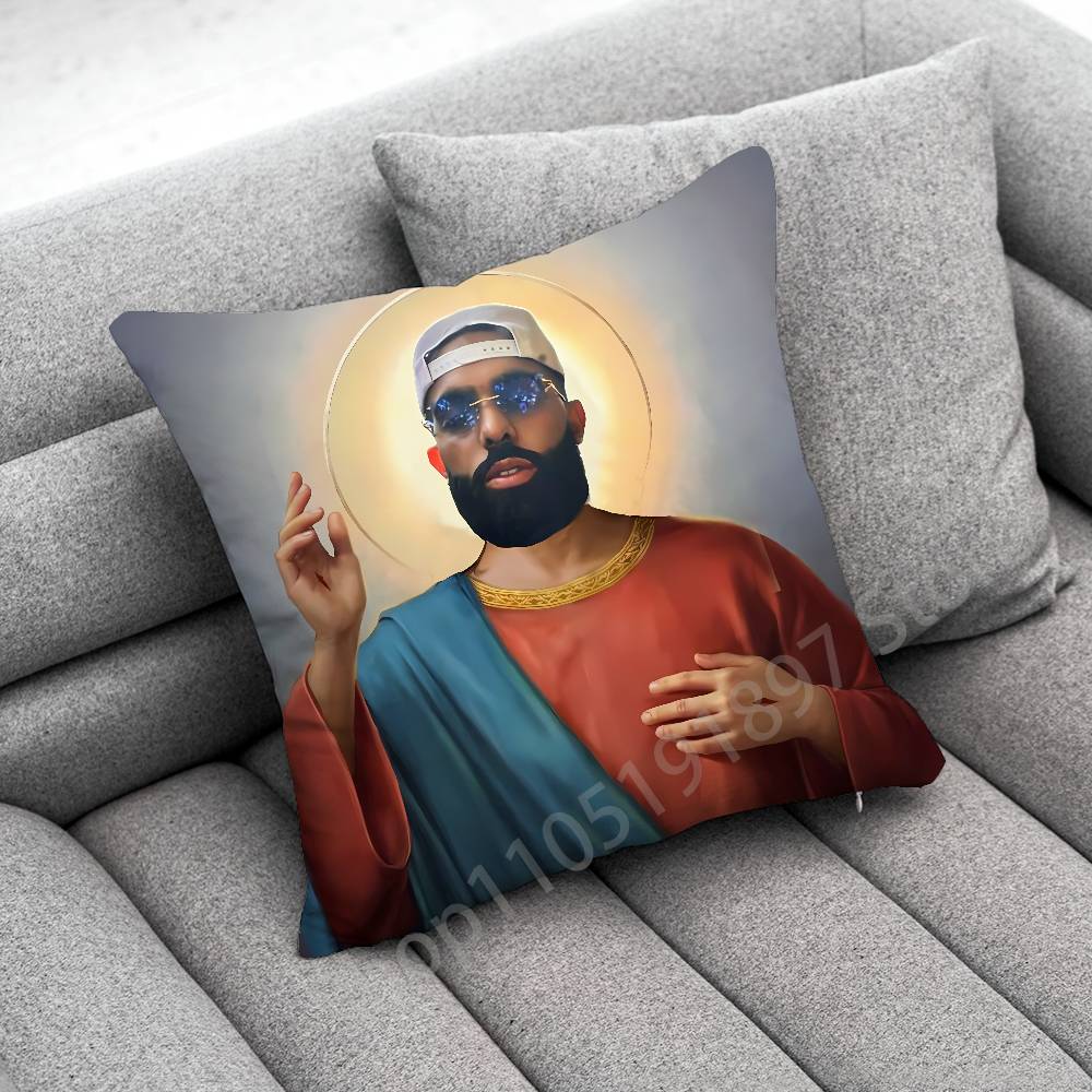 Eladio C-Carrion DON KBRN Sauce Boyz Throw Pillow Case For 50cm 30cm 55cm 45*45cm 40cm Square Bed Pillowcase Cover