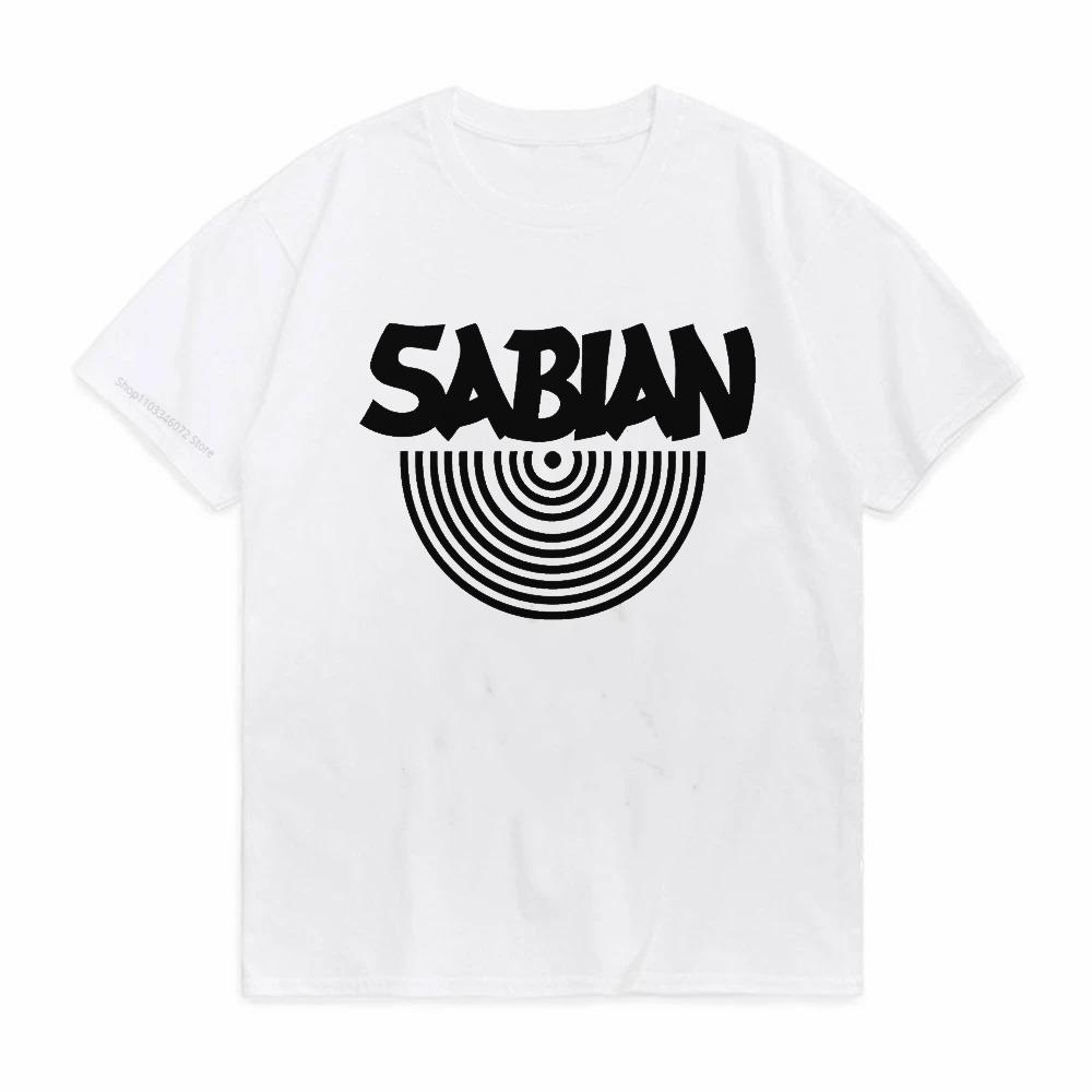 Mens T Shirts Fashion Sabian Printed T Shirt Short Sleeve O Neck Tshirts Summer Hip Hop Harajuku tees casual Breathable tshirt S