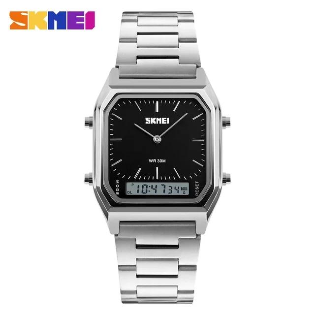 SKMEI 1220 Watch Men Digital Fashion Casual Dual Time Sports Chronograph Waterproof Quartz Men's Wristwatches Relogio Masculino