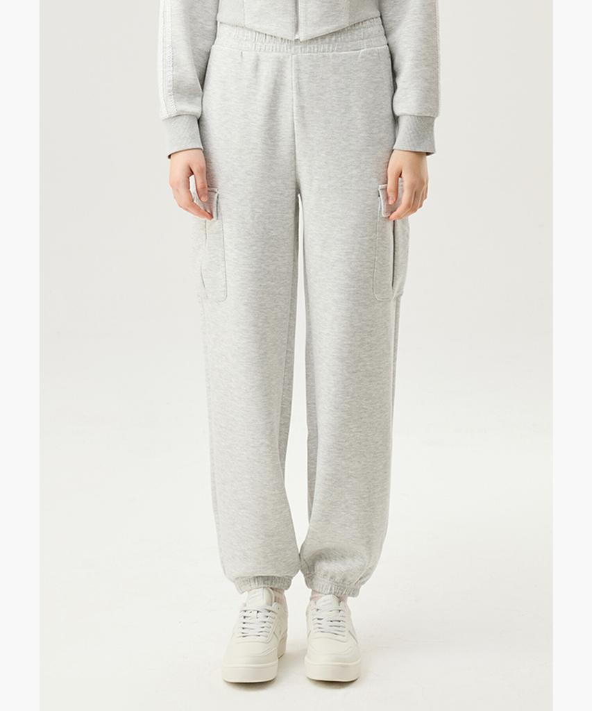 LECOQ Women'S Modal Double Tension Cargo Jogger Pants - Grey (Qq122Ofp12)