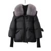 Winter new cotton clothes women's short loose cotton clothes women's oversized fur collar thickened cotton clothes