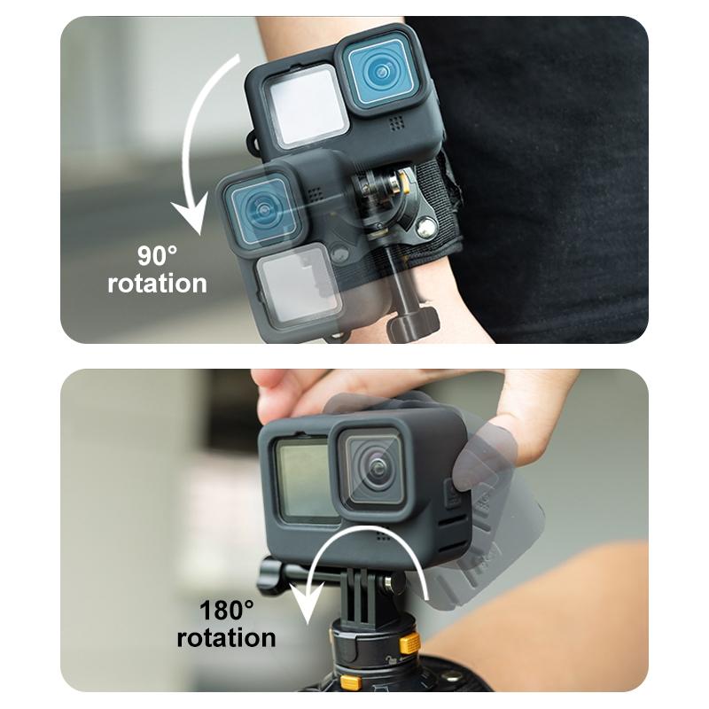 Magnetic Quick Release Wrist Mount for GoPro, DJI, Insta360 Action Cameras | POV Recording