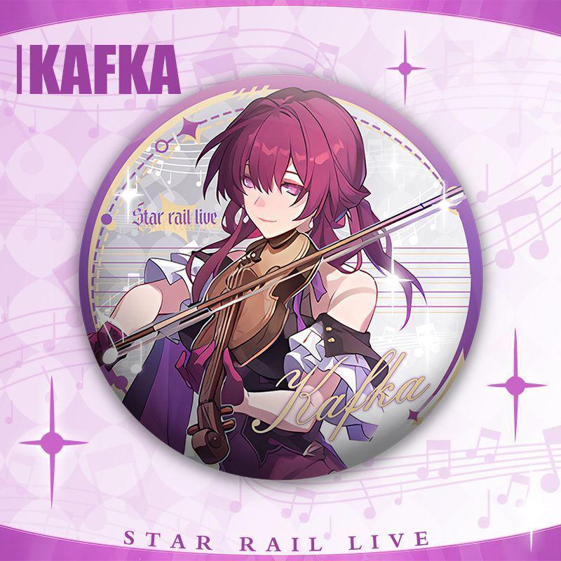 Honkai: Star Rail Concert 58mm Badge - Six Characters, Double Flash Design