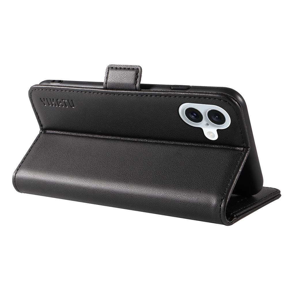 For iPhone 16 Plus Case Wallet Phone Leather Cover with Folding Stand