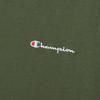 Champion Basic Long Sleeve Crew Embroidered Script Logo Women's T-Shirt, CW-X407, Olive, 100% Cotton, Neck,