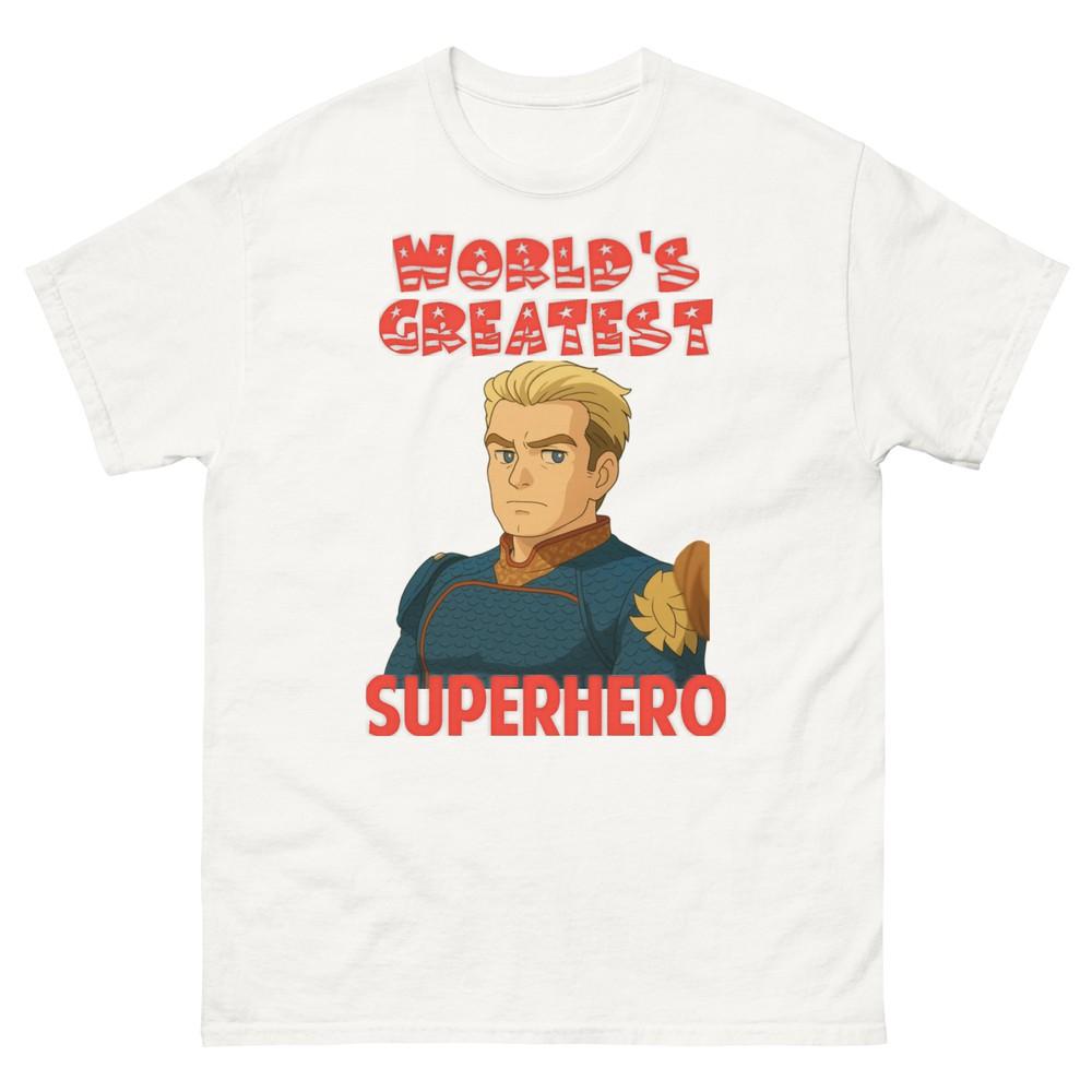 

Unisex Homelander Tee, Cartoon Stylized Superhero, The Boys Homelander Tee 2XL