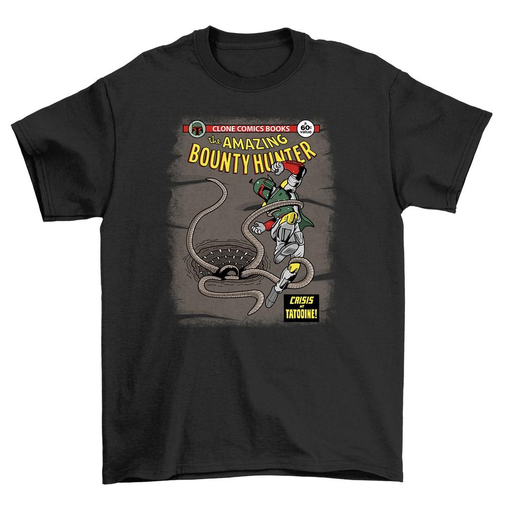 

The Amazing Bounty Hunter T-shirt - Funny and Wildly Stylish! Unisex Printed Des S